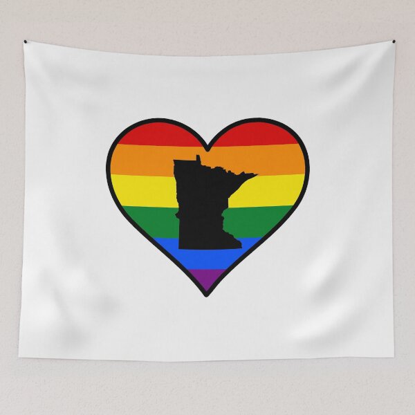 Item preview, Minnesota Gay Pride Heart designed and sold by fearcity.