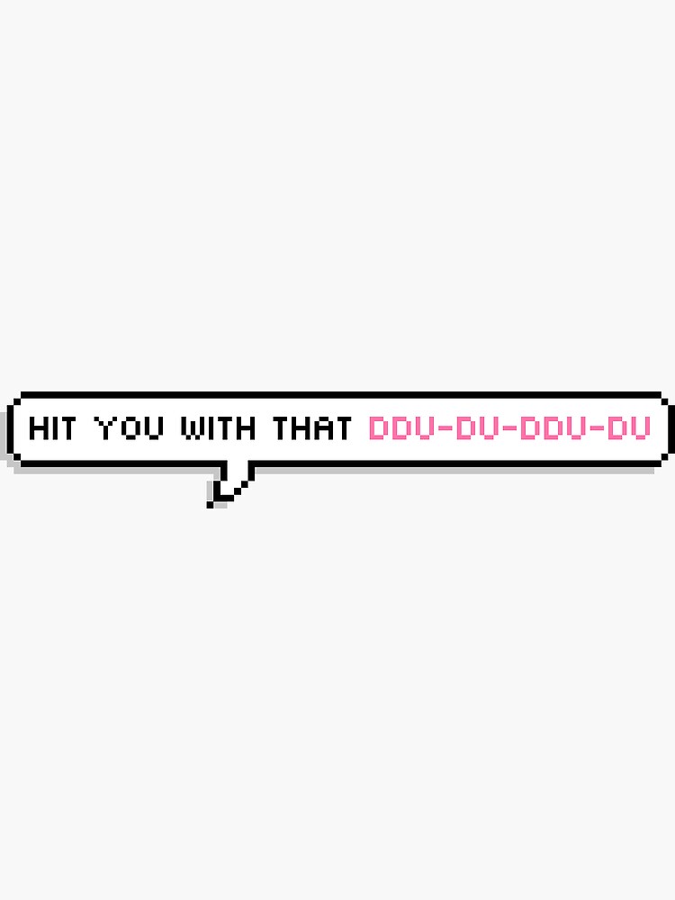 Blackpink Ddu Du Ddu Du | Sticker