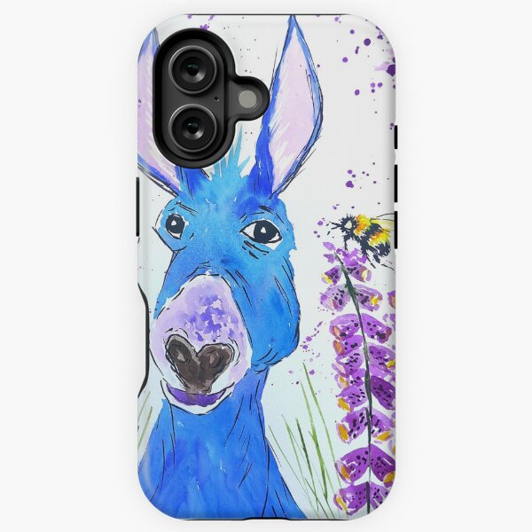 Aperçu de l'œuvre Stupide âne bleu parmi la digitale créée et vendue par Casimirasart.
