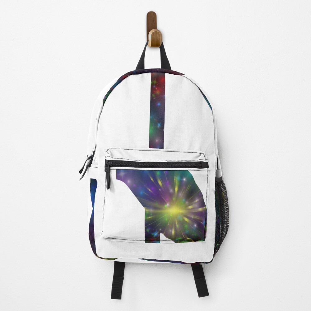 Galaxy - Letter N on a backpack