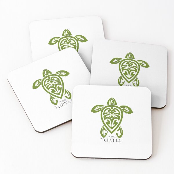 Item preview, Green Tribal Turtle designed and sold by srwdesign.
