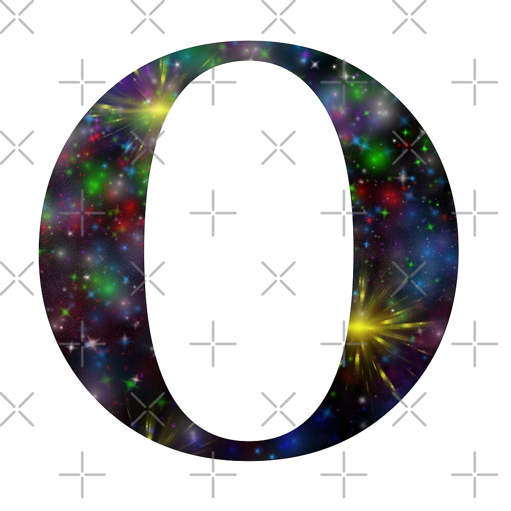 Galaxy - Letter O — Poster