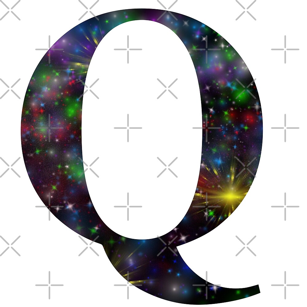 Galaxy - Letter Q — Poster