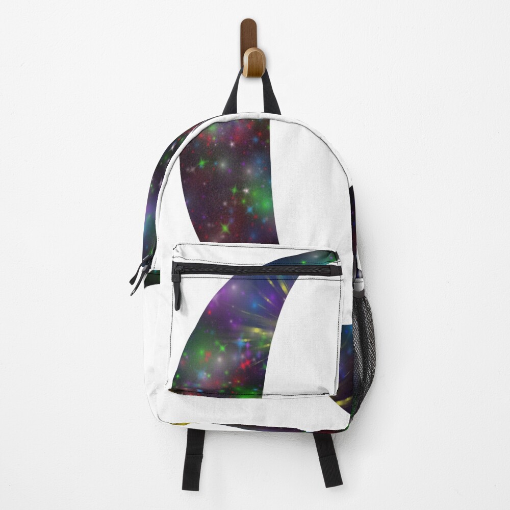 Galaxy - Letter Q on a backpack