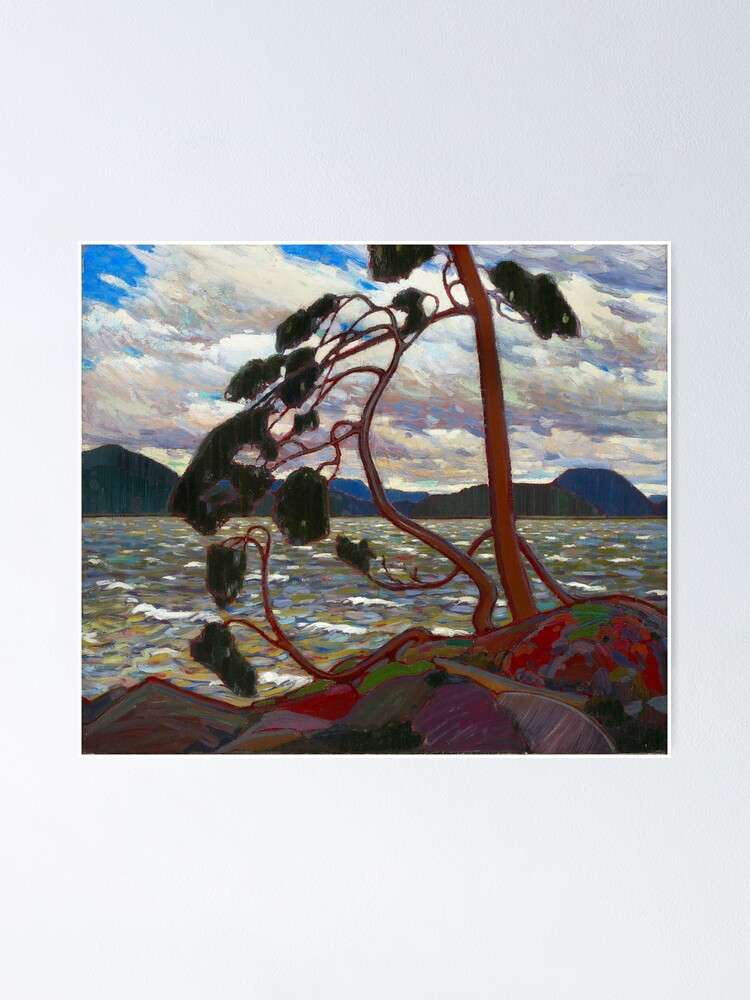 "Tom Thomson The West Wind" Poster by pdgraphics Redbubble