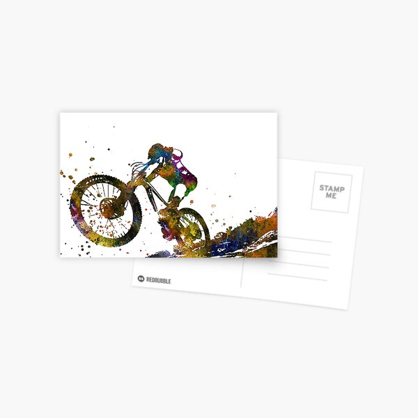 Item preview, Mountain biking, mountain bike, sport designed and sold by Rosaliartbook.