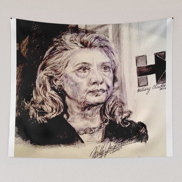 Item preview, HILLARY CLINTON designed and sold by Portraits by Billy Jackson.