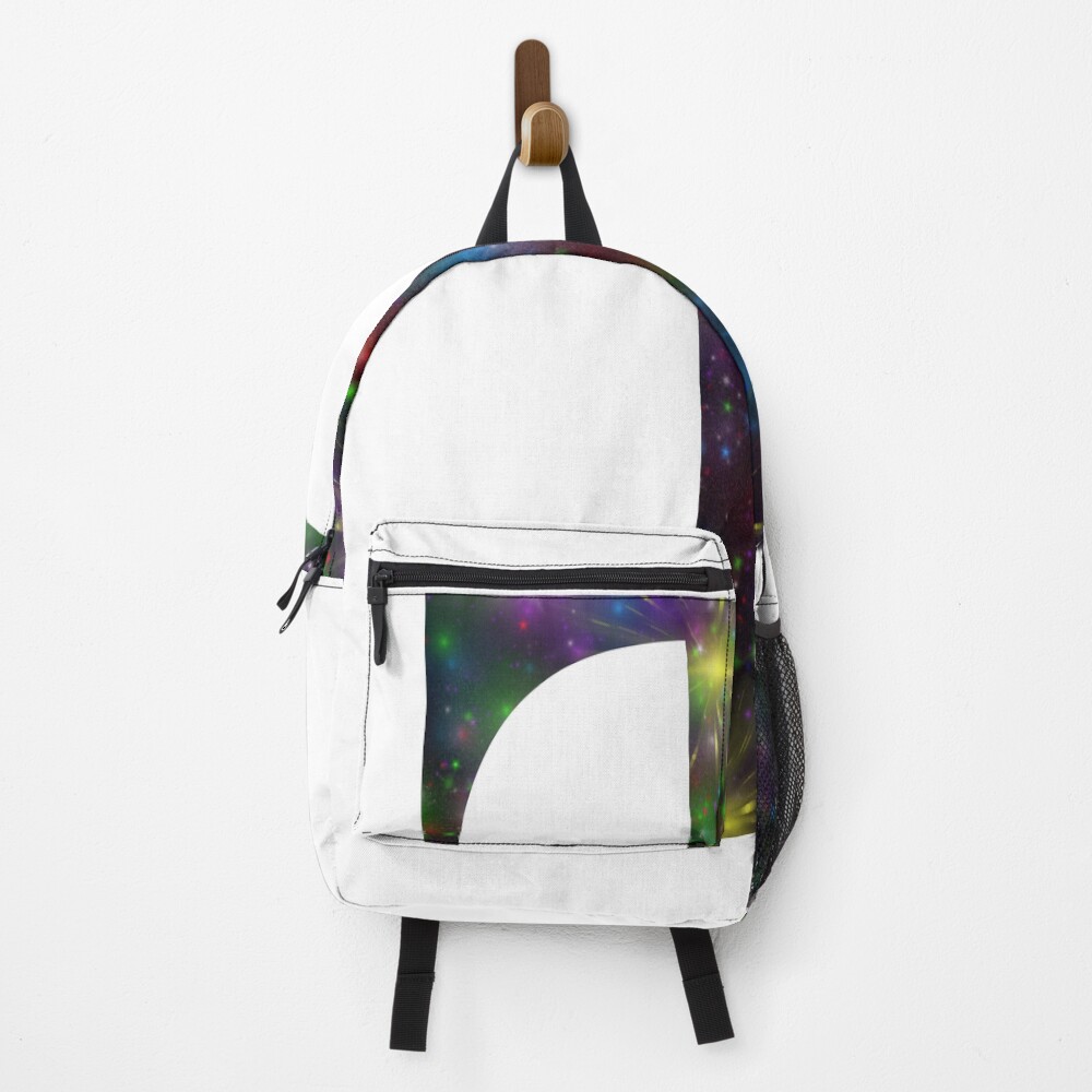 Galaxy - Letter T on a backpack