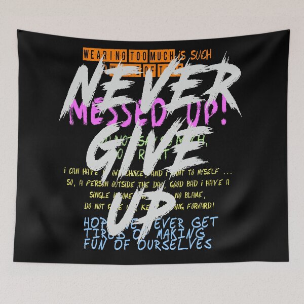 Item preview, Never give up. Motivational designs. designed and sold by paulo silveira.