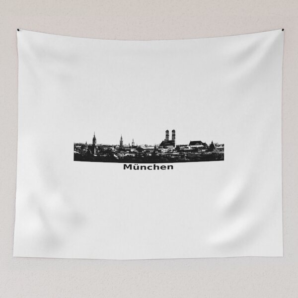 Item preview, Munich Bavaria skyline designed and sold by RetroFuchs.
