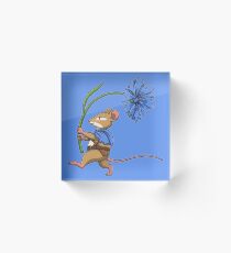 Cornflower Blue Acrylic Block