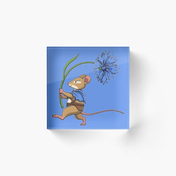 Cornflower Blue Acrylic Block