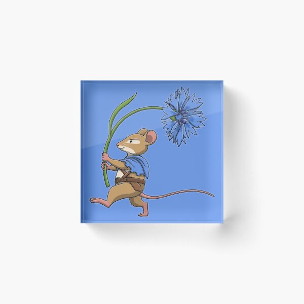 Cornflower Blue Acrylic Block
