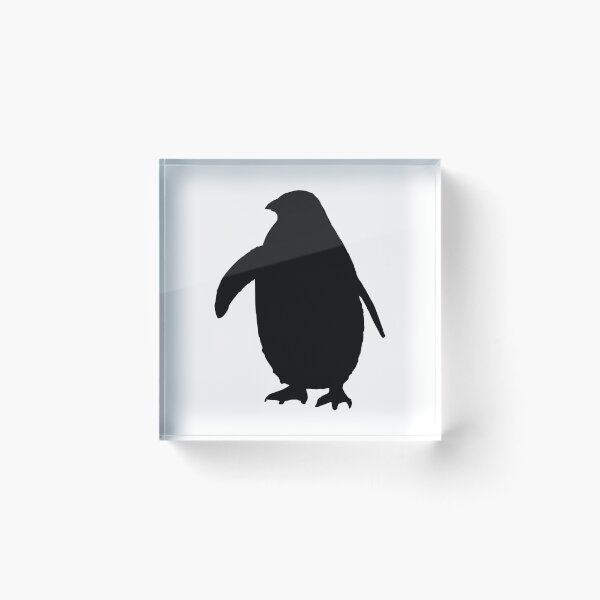 Artikelvorschau, Pinguin schwarz Silhouette entworfen und verkauft von RetroFuchs.