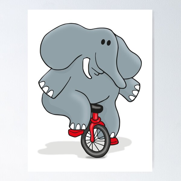 Item preview, Cyclists Elephant designed and sold by berkup.