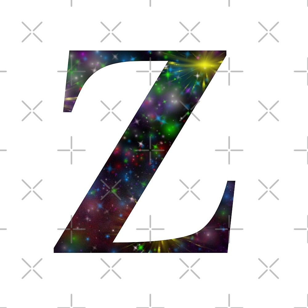 Galaxy - Letter Z — Poster