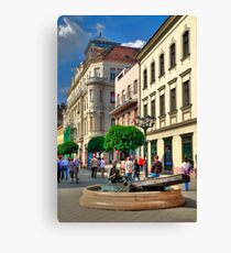 Only pedestrians Canvas Print