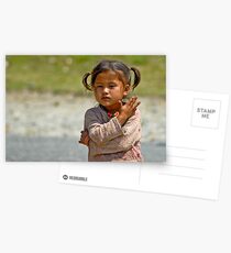 Nepali little girl Postcards