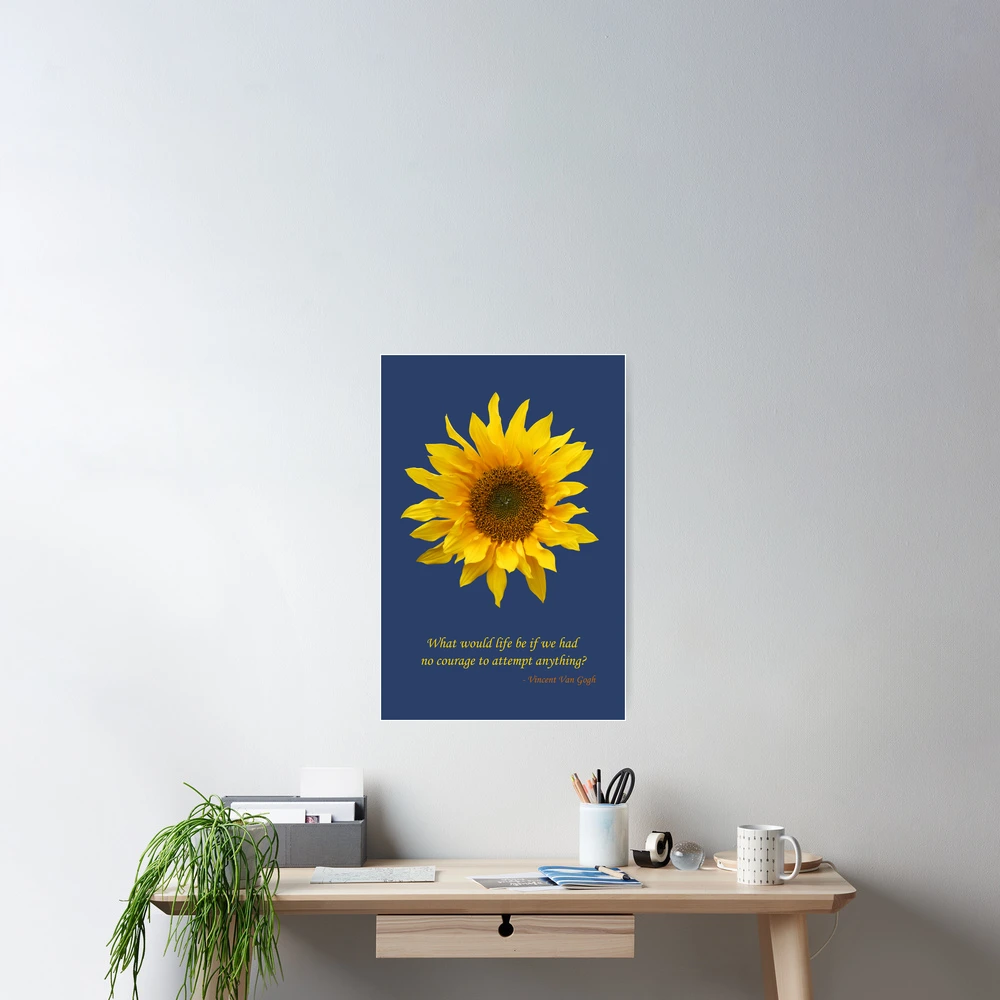 Sunflower Poster for Sale by simpsonvisuals