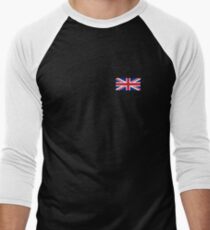 Flag of Great Britain - UK Flag Duvet Cover Sticker and Shirt Men's Baseball ¾ T-Shirt