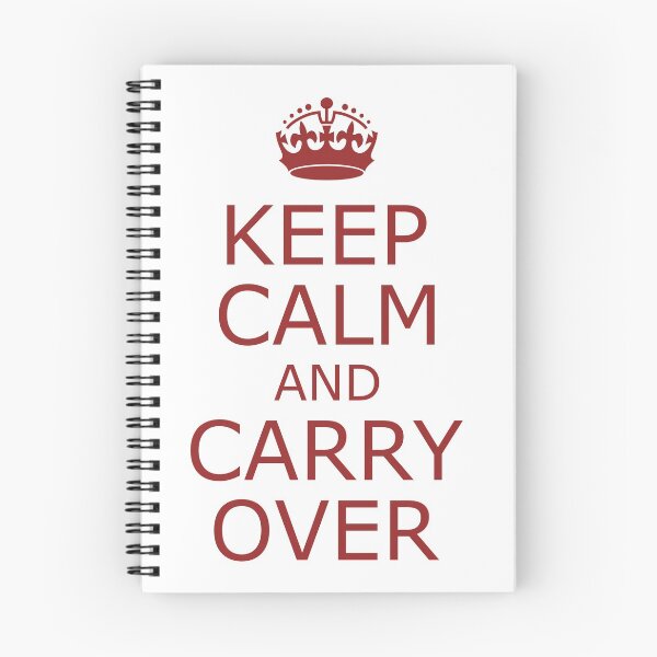 Item preview, Keep Calm and Carry Over - Scrum Sprint Guide designed and sold by Kwadlicious.