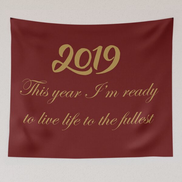 Item preview, 2019 - This Year I'm Ready to live Life to the Fullest designed and sold by crdraper.