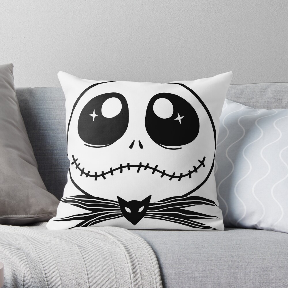 "The Nightmare Before Christmas - Cute Jack Skellington" Throw Pillow for Sale by ohlovelypop 