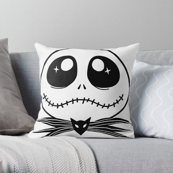 The Nightmare Before Christmas - Cute Jack Skellington Throw Pillow