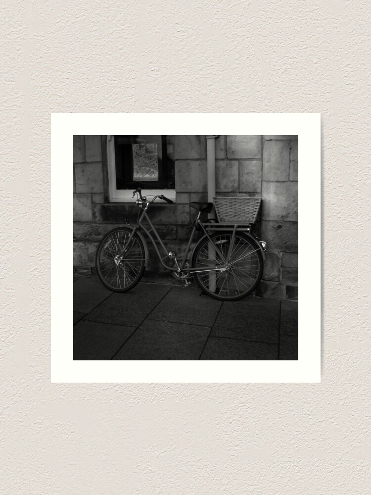 Alternate view of St. Andrews Bicycle Art Print