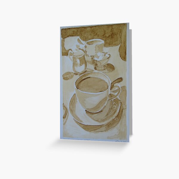 Coffee1 Greeting Card