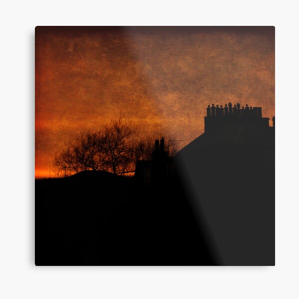 Lum Stack Sunset Metal Print