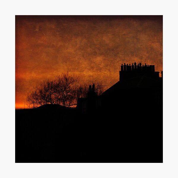 Lum Stack Sunset Photographic Print