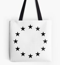 EU Blackstar Flag Tote Bag