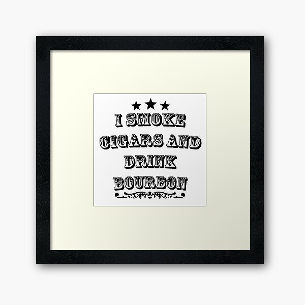 Item preview, Cigars And Bourbon designed and sold by InspireGifts.