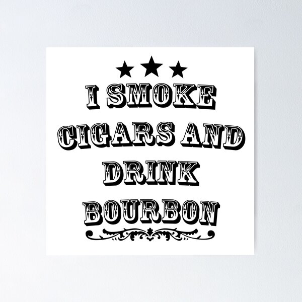 Item preview, Cigars And Bourbon designed and sold by InspireGifts.