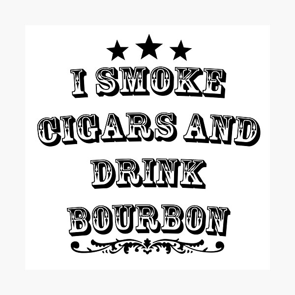 Item preview, Cigars And Bourbon designed and sold by InspireGifts.