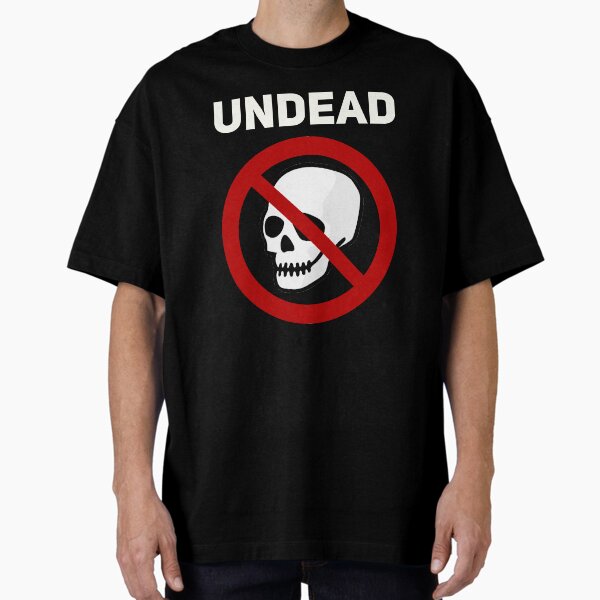 Vista previa del artículo con la obra «Camiseta Undead Skull Zombie Necro», diseñado y vendido por Joepseudo.
