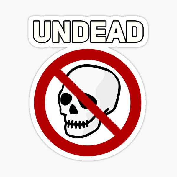 Vista previa del artículo con la obra «Camiseta Undead Skull Zombie Necro», diseñado y vendido por Joepseudo.