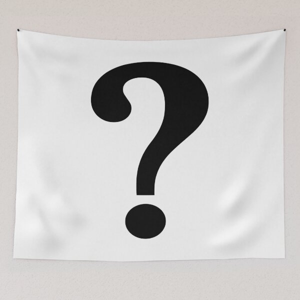 Item preview, Question Mark (black) designed and sold by avidfan2000.