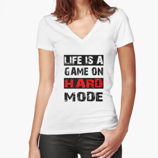 Life is a game in hard mode. Say gamer level fate gift | Art Board Print