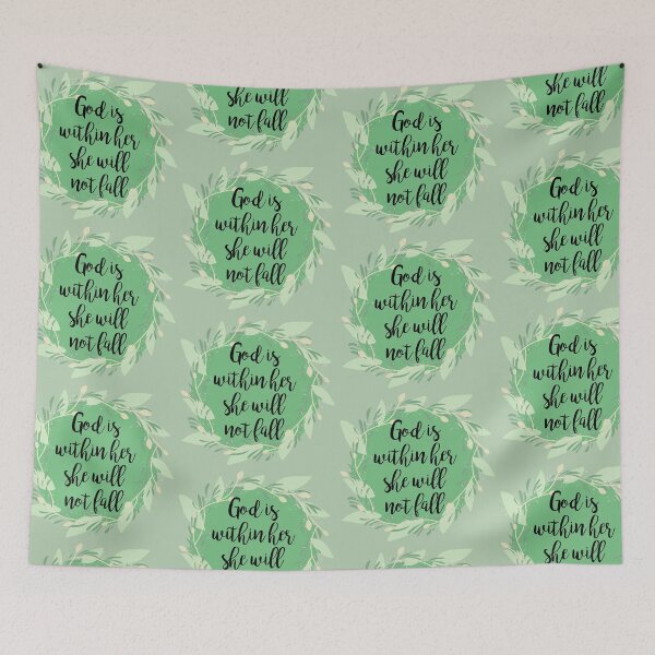Item preview, God Is Within Her She Will Not Fall  designed and sold by the-bangs.