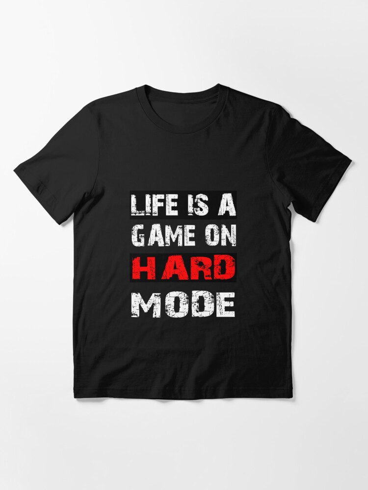 Life is a game in hard mode. Say gamer level fate gift | Art Board Print