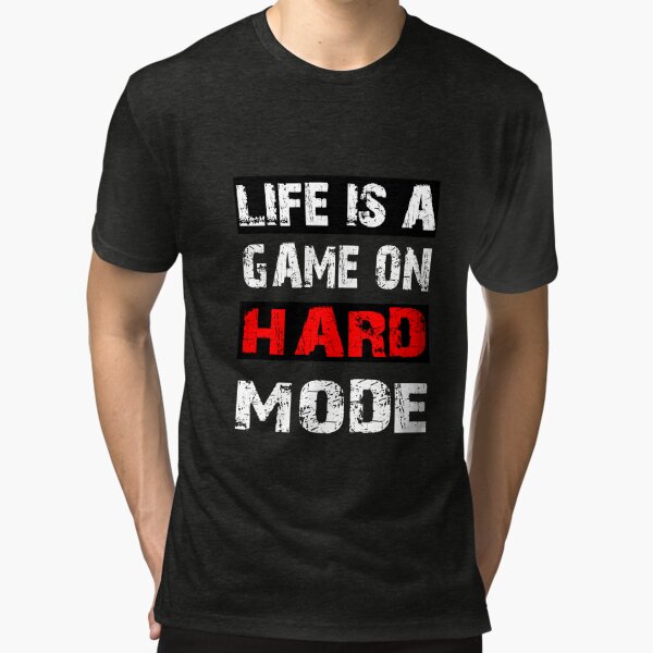 Life is a game in hard mode. Say gamer level fate gift Art Board Print by  dm4design