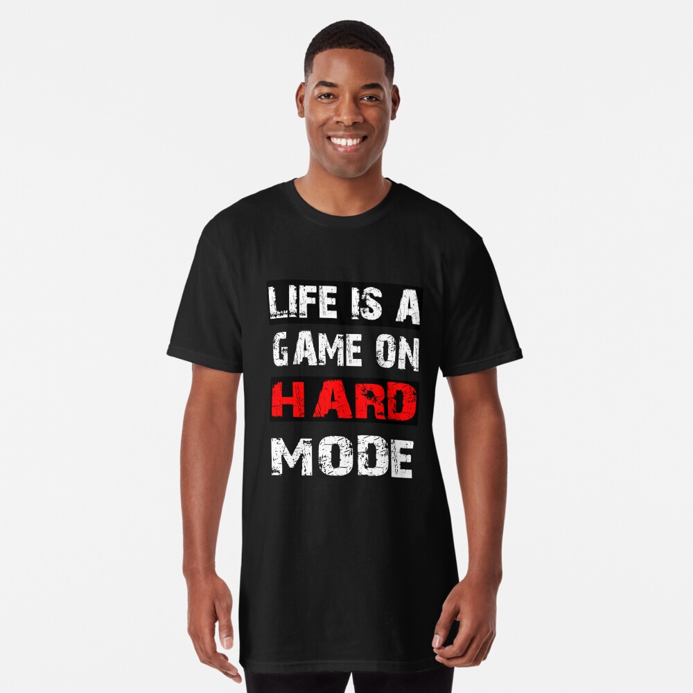 Life is a game in hard mode. Say gamer level fate gift | Art Board Print