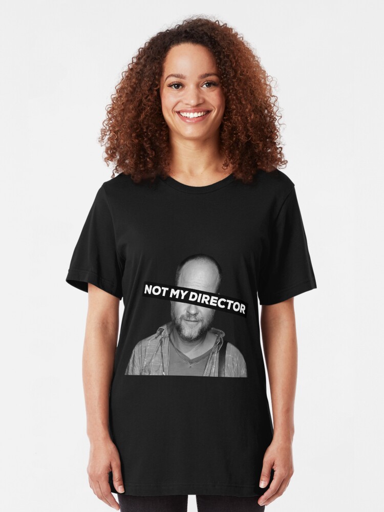 Alternate view of Joss Whedon "Not My Director" Slim Fit T-Shirt