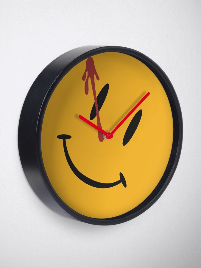Alternate view of Watchmen Button Design Clock