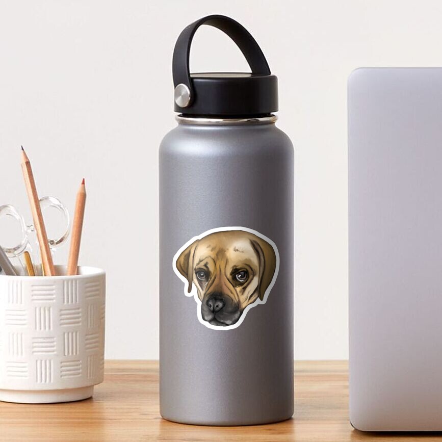 cute puggle Sticker