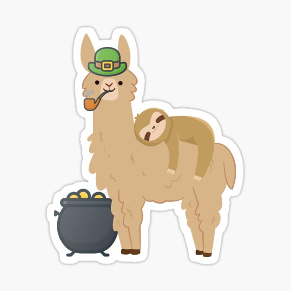 Llama Alpaca Cute Cool Smart Lama Kids School' Sticker