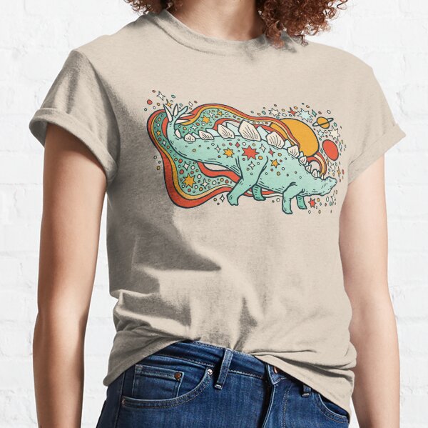 Star Stego | Cosmic Dinosaur Art Classic T-Shirt