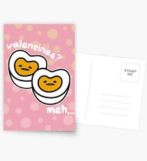 GUDETAMA VALENTINES CARD Postcards
